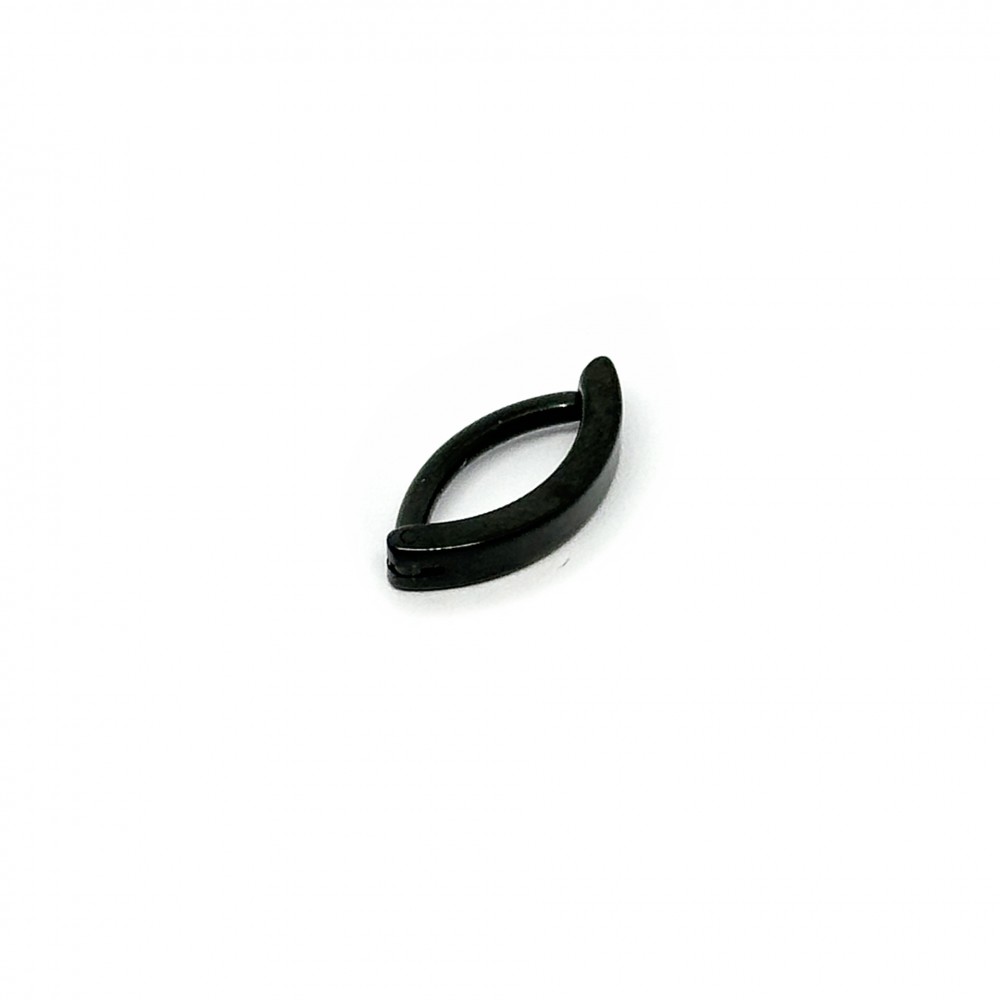 Σκουλαρίκι αφαλού σε μαύρο χρώμα από Χειρουργικό ατσάλι 