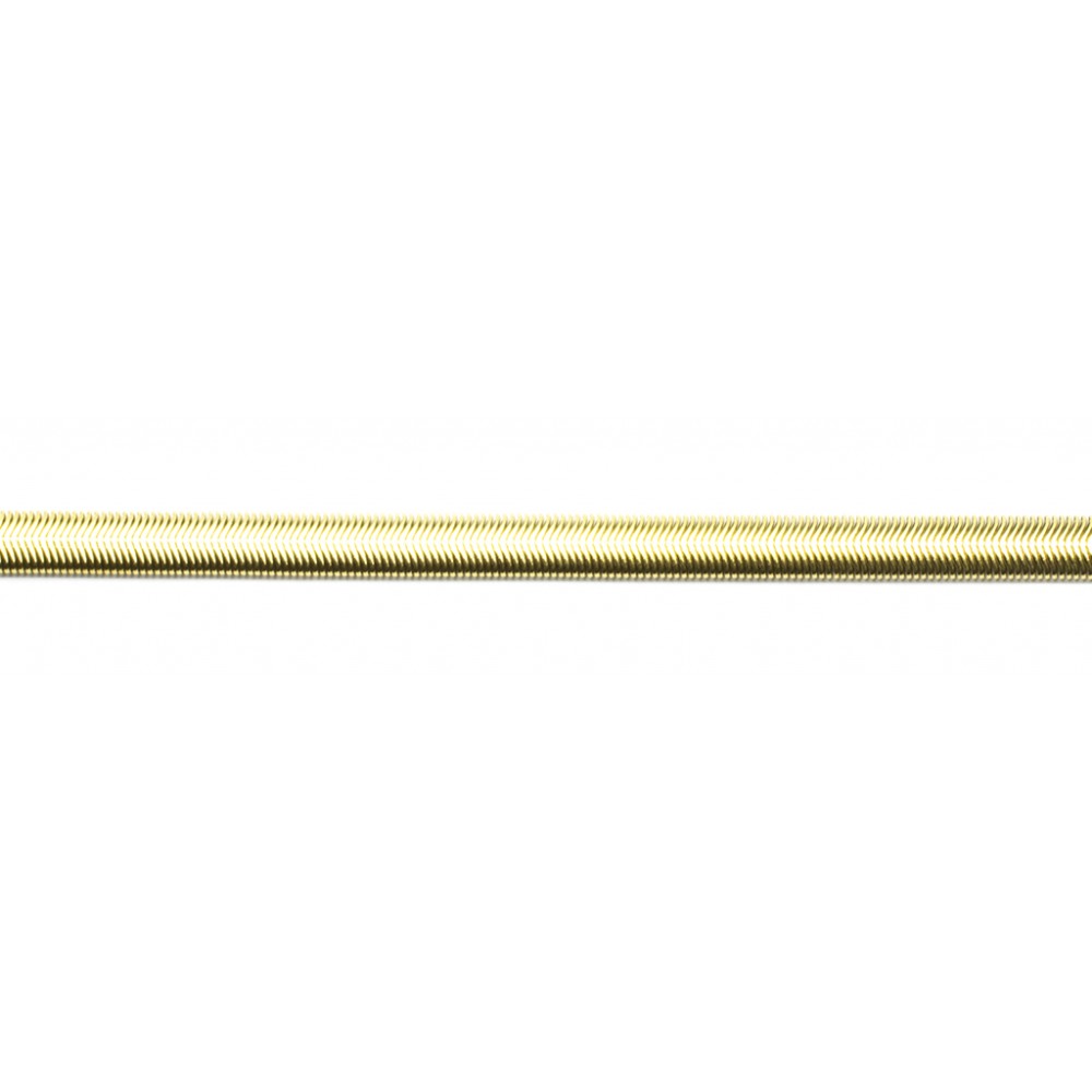 Βραχιόλι αλυσίδα φίδι σε χρυσό χρώμα από Ανοξείδωτο Ατσάλι