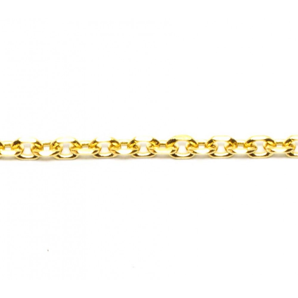 Αλυσίδα ποδιού σε χρυσό χρώμα από Ανοξείδωτο Ατσάλι